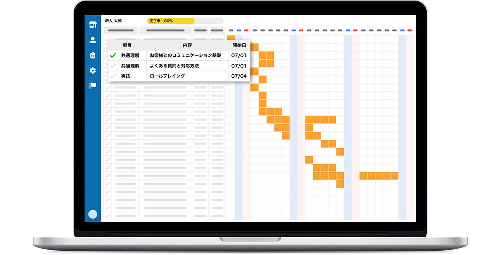 勤務シフト自動作成サービス「Shiftmation（シフトメーション）」のサービスイメージ画像です。サイトTOP画像